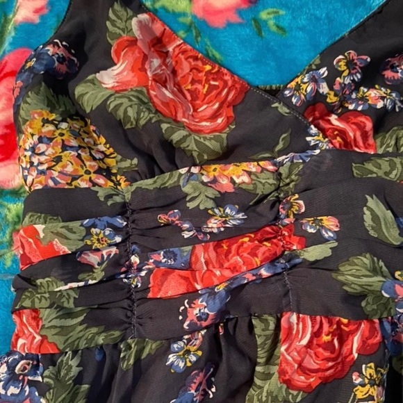 BEAUTIFUL FLORAL SUMMER DRESS - Picture 3 of 5